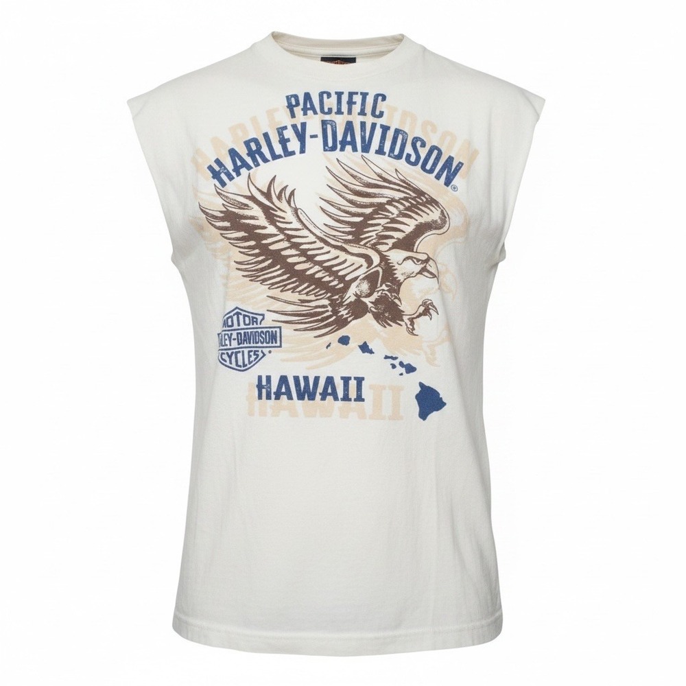 Vintage Harley Davidson Shirt Mens Medium Sleeveless Tank Buckminn's Biker